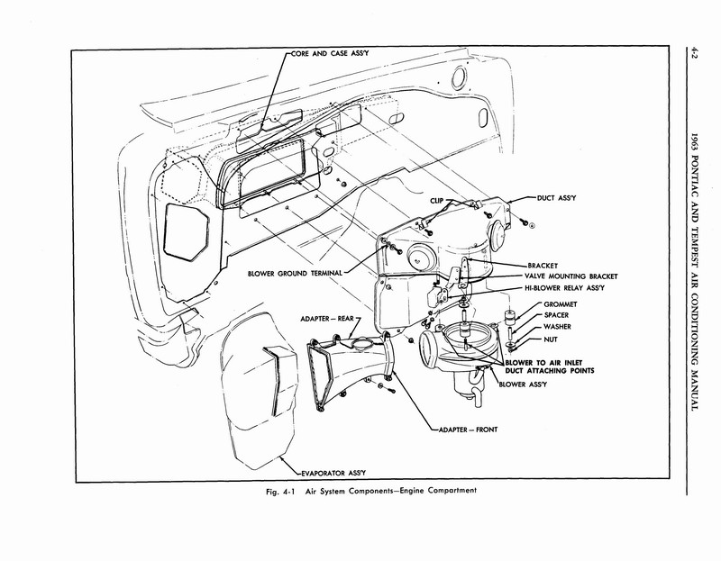 1963 Pontiac Tempest AC Manual Repairs Mechanical Page 2 of
